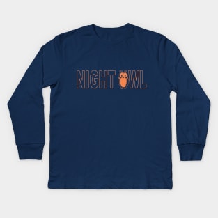 Night Owl Kids Long Sleeve T-Shirt